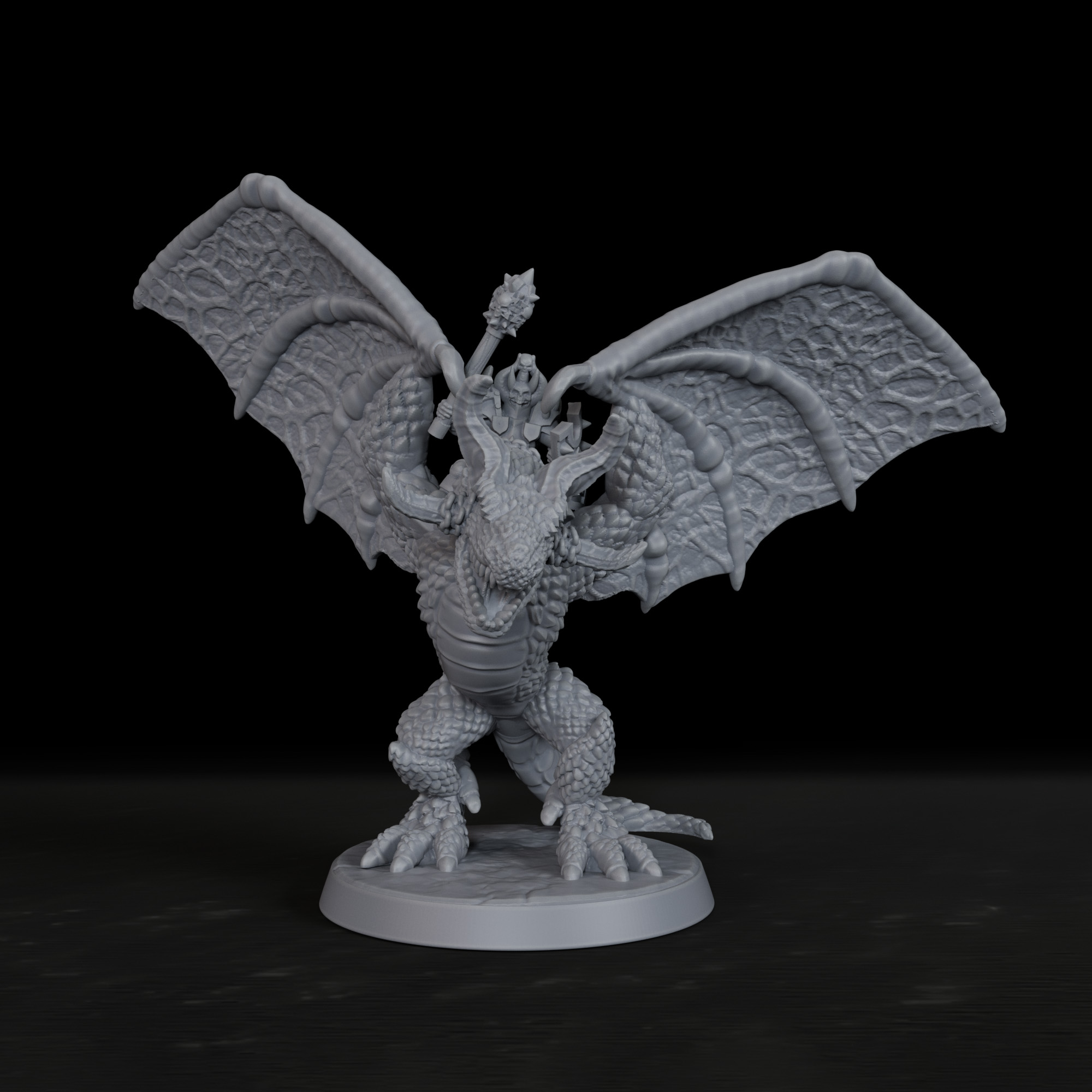 Miniature Terrain Set - ชุดฟิกเกอร์มินิเอเจอร์ RPG Knight on Wyvern -