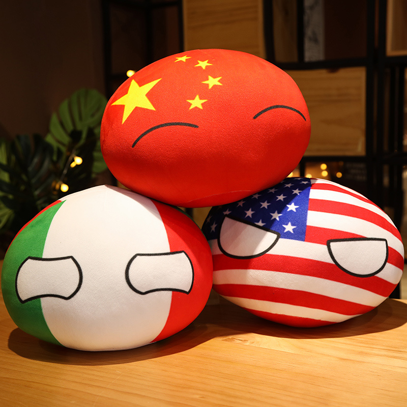 Board Game Yokohama - ร้อน 10/30/50 ซม.Polandball Country Ball ของเล่นจี้ตุ๊กตา