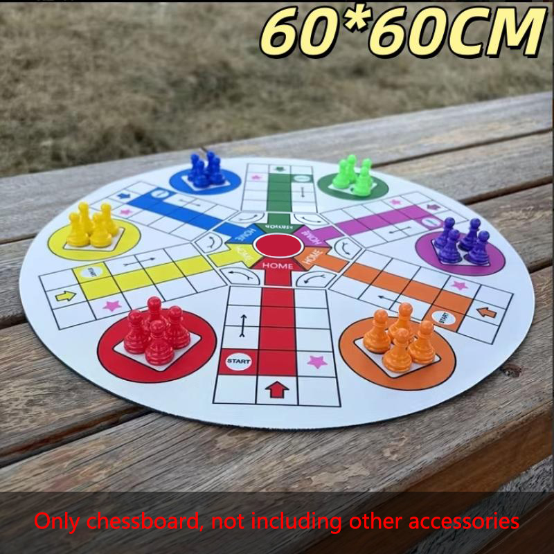 Board Game Ludo - สำหรับการสังสรรค์ในครอบครัว ของขวัญในอุดมคติ 1 ชุด เกมปาร์ตี้สำหรับผู้เล่น 2-6