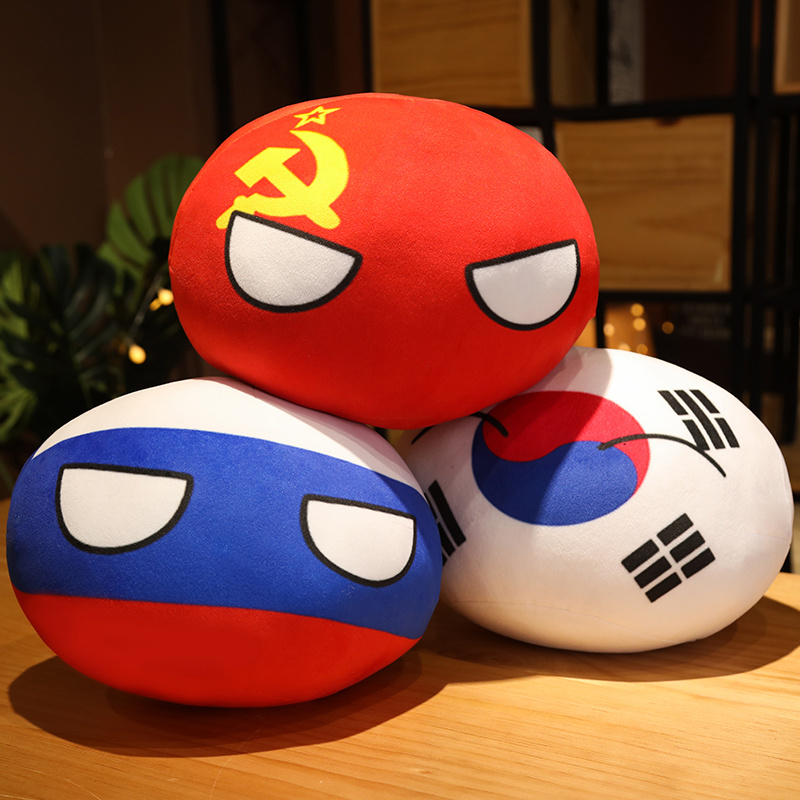 Board Game Yokohama - ตลก 10/30/50 ซม.Polandball Country Ball ของเล่นจี้ตุ๊กตา