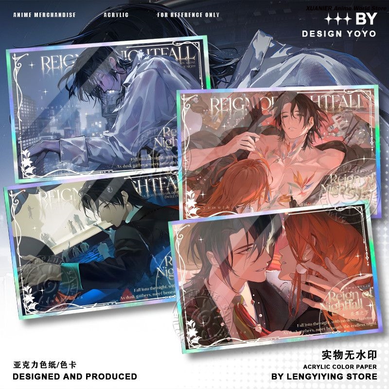 Board Games - ของสะสมอนิเมะ REIGN OF NIGHTFALL NG เกมกระดาษอะคริลิคสีสันสดใส