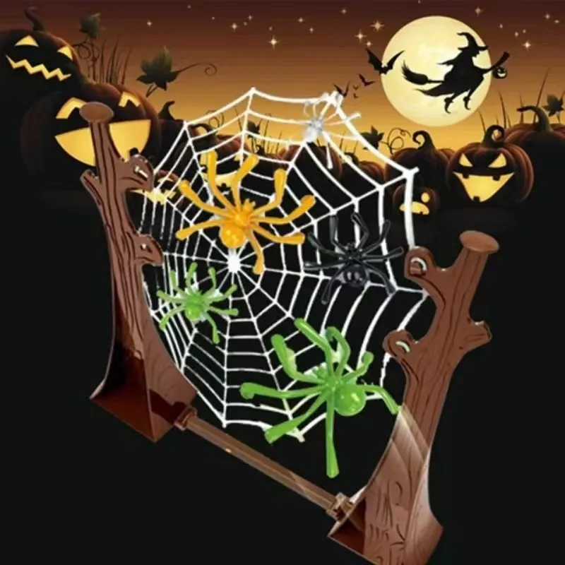 Board Game Web - Bouncing Spider Family Prank party เกมกระดานชุดของเล่นเทศกาลทีมรวบรวมบรรยากาศ