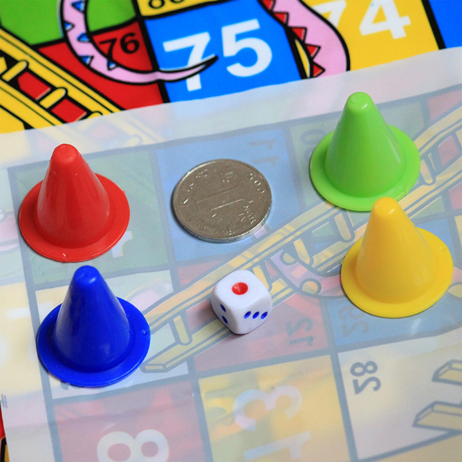 Board Game Ludo - ของเล่นเด็กงูและบันได เกมกระดานลูโด พกพาสะดวก เกมหมากรุกบิน ฝึกสมอง ปริศนา