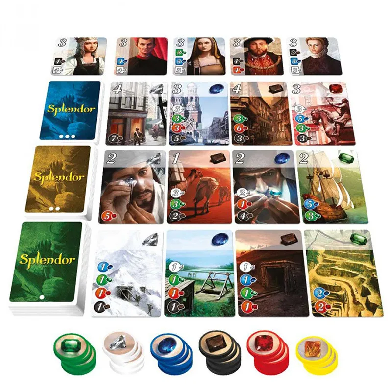 Board Game Verdant - ชุดการ์ดเล่นบทบาทตลกชิ้นส่วนการ์ดโทเค็นการ์ดของเล่นเกมต่อสู้สำหรับเด็กและผู้ใหญ่