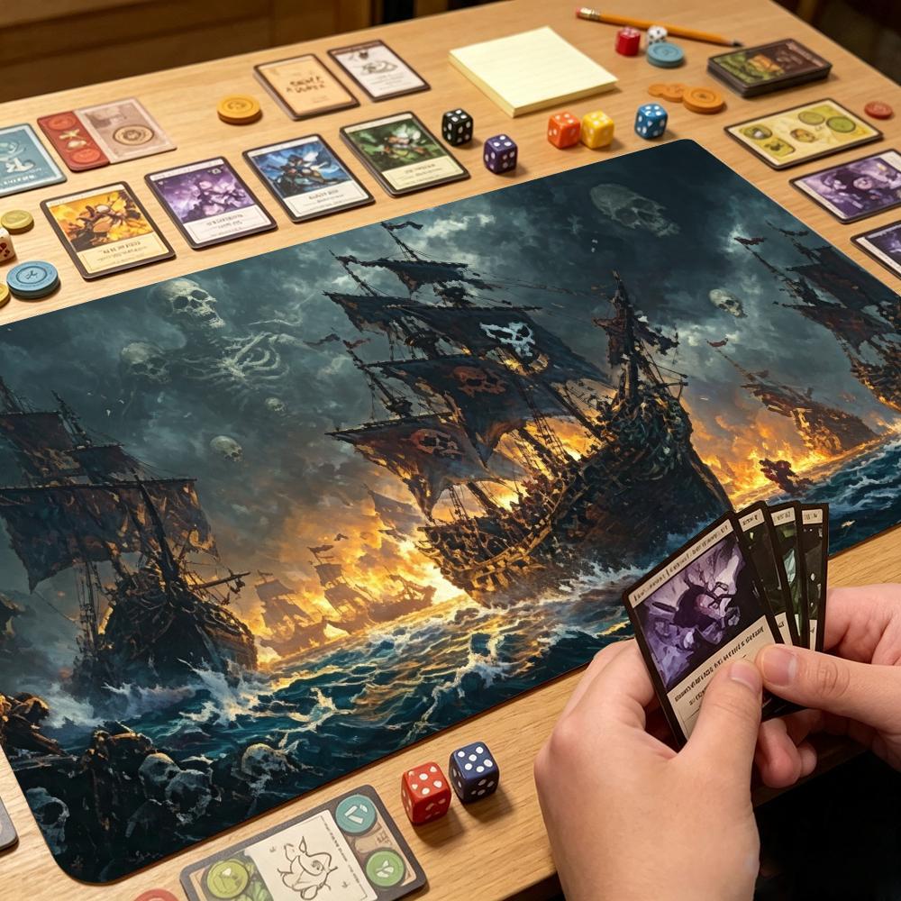 แผ่นรองเล่นเกมลายเรือโจรสลัดแฟ - Board Game Pirates บทวิจารณ์และราคา