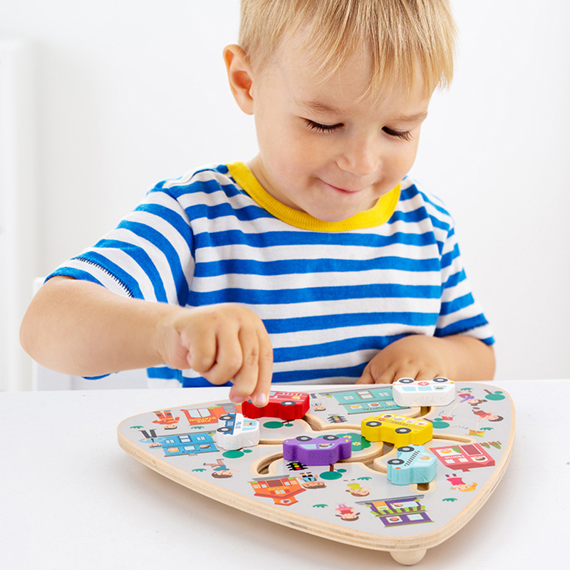 เด็ก Montessori เขาวงกตบอร์ดไม - Board Game Qwirkle บทวิจารณ์และราคา