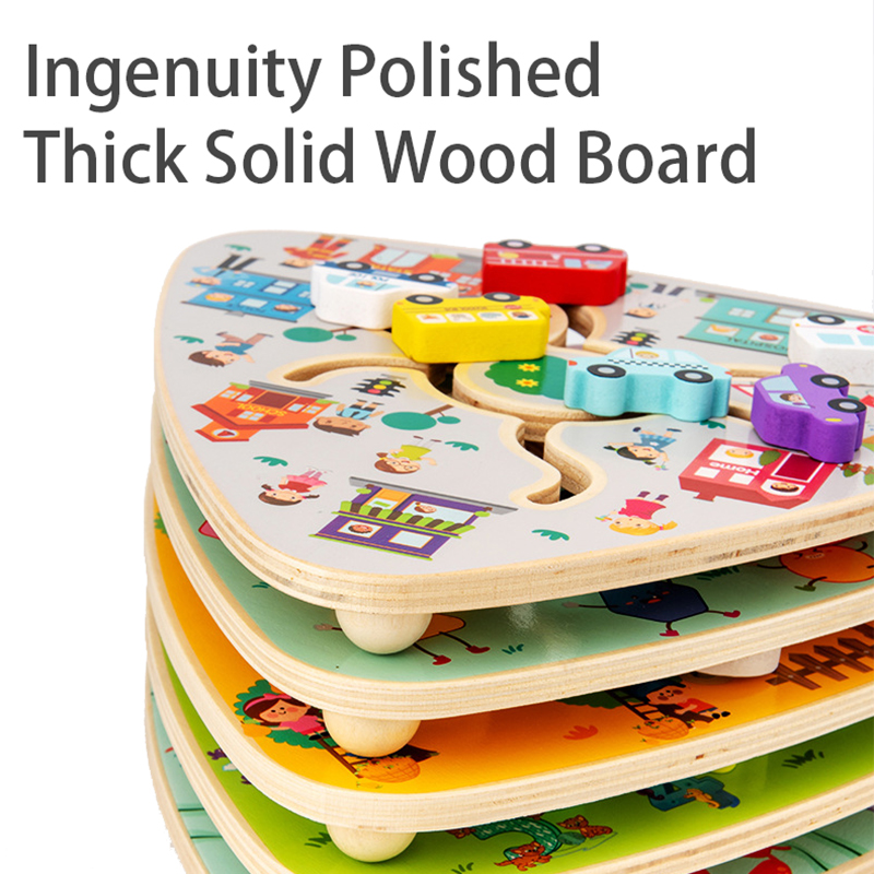 เด็ก Montessori เขาวงกตบอร์ดไม - Board Game Qwirkle บทวิจารณ์และราคา