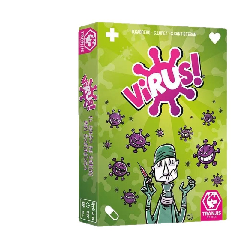 ชุดเกมการ์ดกลยุทธ์สำหรับครอบคร - Board Game Virus บทวิจารณ์และราคา