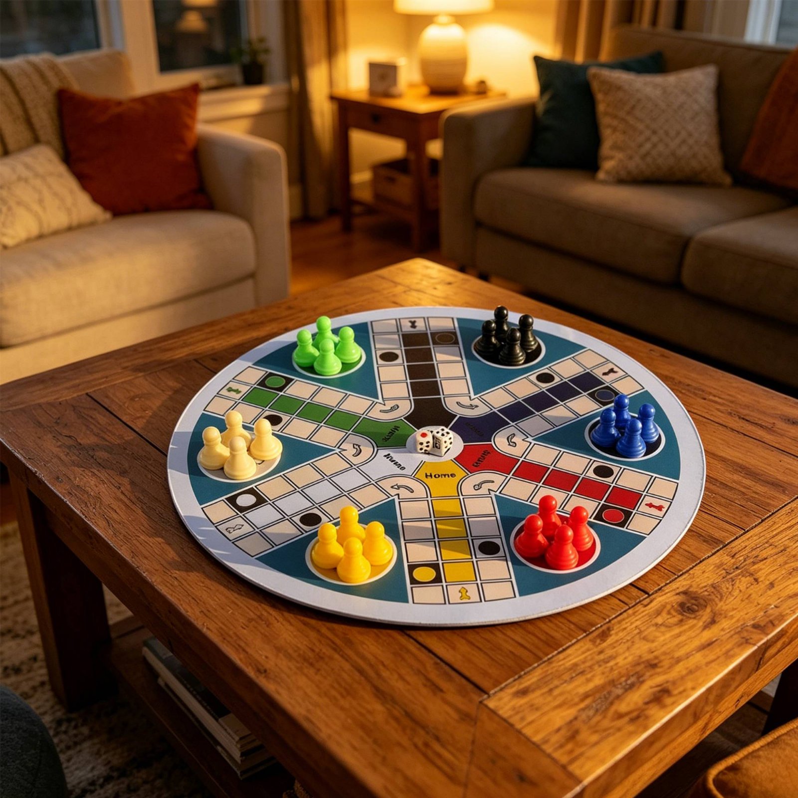 ชุดเกมลูโด 6 ผู้เล่น เกมกระดาน - Board Game Ludo บทวิจารณ์และราคา