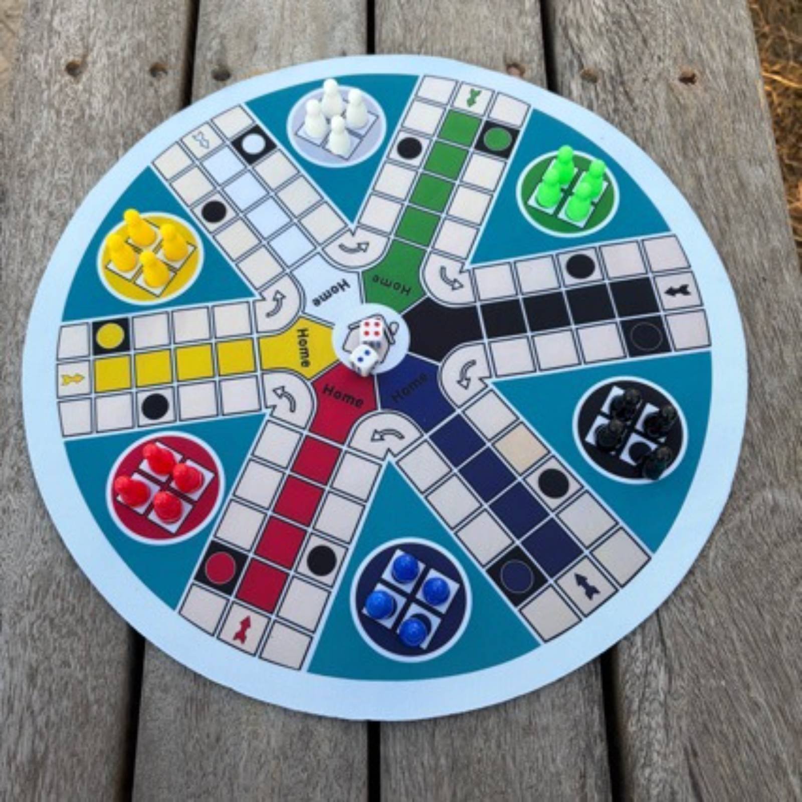 ชุดเกมลูโด 6 ผู้เล่น เกมกระดาน - Board Game Ludo บทวิจารณ์และราคา