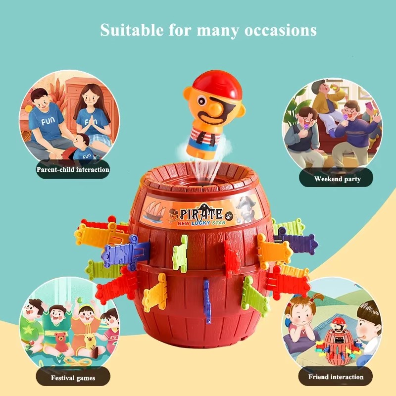 เกมไพเรทบาร์เรล ของเล่นโจรสลัด - Board Game Pirates บทวิจารณ์และราคา