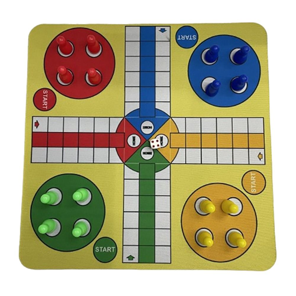 ชุดเกมหมากรุกแบบพับได้พร้อมแผ่ - Board Game Ludo บทวิจารณ์และราคา