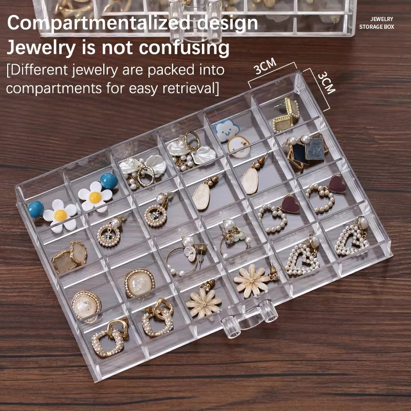 กล่องจัดเก็บเครื่องประดับใส72/ - Token Tray Organizer บทวิจารณ์และราคา