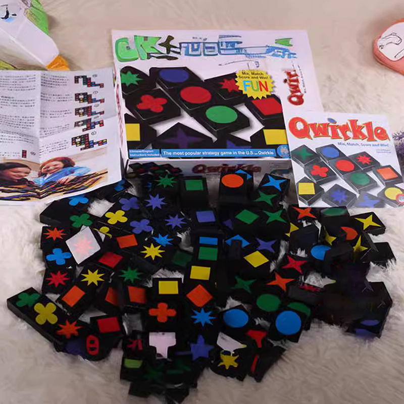 เกมกระดานแบบอินเทอร์แอคทีฟ ชุด - Board Game Qwirkle บทวิจารณ์และราคา