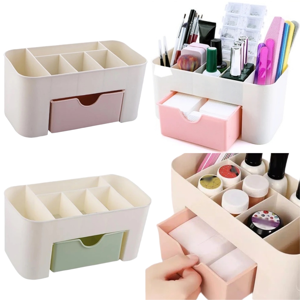 Nail Art Organizer เดสก์ท็อปลิ - Token Tray Organizer บทวิจารณ์และราคา