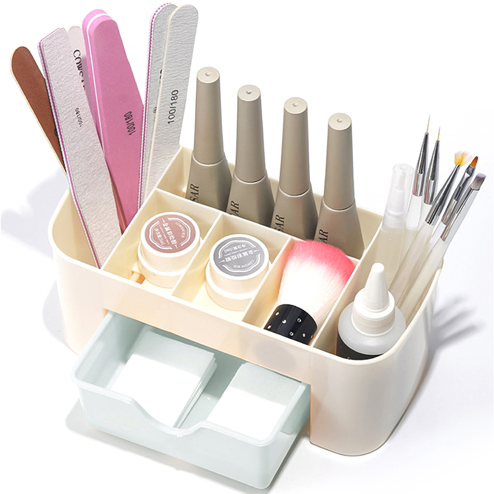 Nail Art Organizer เดสก์ท็อปลิ - Token Tray Organizer บทวิจารณ์และราคา