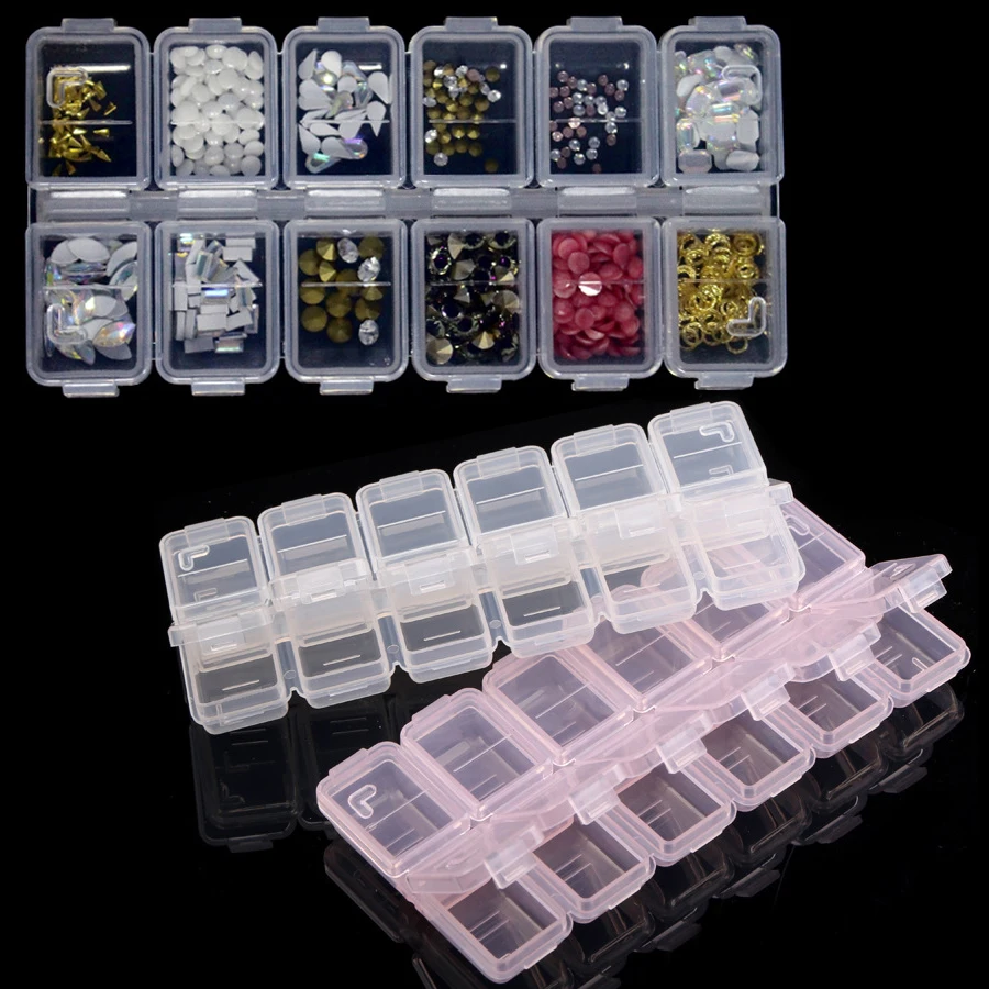 กล่องเก็บของพลาสติก 12 ช่องสำห - Token Tray Organizer บทวิจารณ์และราคา