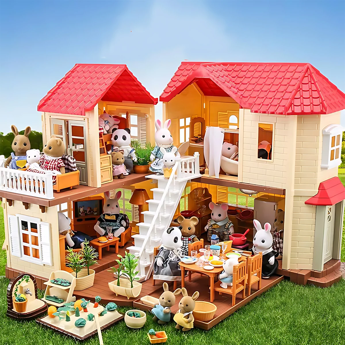 เฟอร์นิเจอร์จิ๋ว 1:12 ตุ๊กตาบ้ - Miniature Terrain Set บทวิจารณ์และราคา