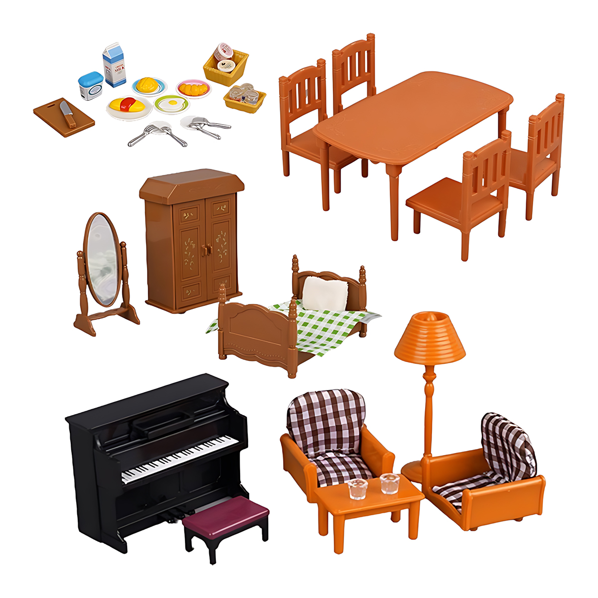 เฟอร์นิเจอร์จิ๋ว 1:12 ตุ๊กตาบ้ - Miniature Terrain Set บทวิจารณ์และราคา